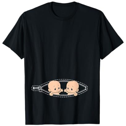 Mom Of Twin Pregnancy Annonce de la grossesse de jumeaux T-Shirt