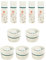 Wachsmann - leere Lippenbalsam Behälter - 10 teilig - Lippenstifthülsen aus Pappe - 5 Tiegel, 10 ml und 5 Hülsen, 10 ml