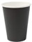 GREENBOX Tazza di carta biologica, usa e getta, tazza di carta, compostabile e biodegradabile, nero, non stampata, ecologica, 50 pezzi, 300 ml, 12oz