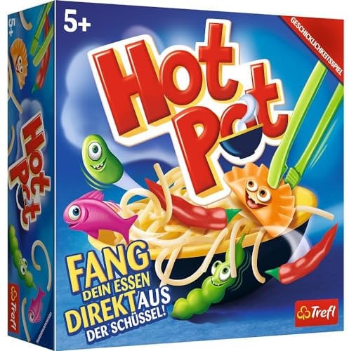 Trefl, Hot Pot, Geschicklichkeitsspiel, Familienspiel, Gesellschaftsspiel, kulinarisches Spiel mit Essen in der Hauptrolle, für Erwachsene und Kinder ab 5 Jahren Mistakos, Höhrer Level Farbig