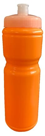 Gwalia Healthcare - Botella de agua deportiva de 750 ml en color naranja - Actividades de ciclismo, correr y deportes