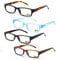 LUFF 4PACK Lunettes de lecture homme - Anti-lumière Bleue Lunette Loupe Femme, Réduction de la Fatigue Oculaire Lunettes D'ordinateur Légères