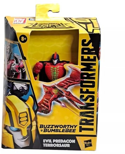 Hasbro Transformers Generations Legacy Buzzworthy Bumblebee Deluxe Class 2022 Evil Predacon Terrorsaur 14 cm Figur