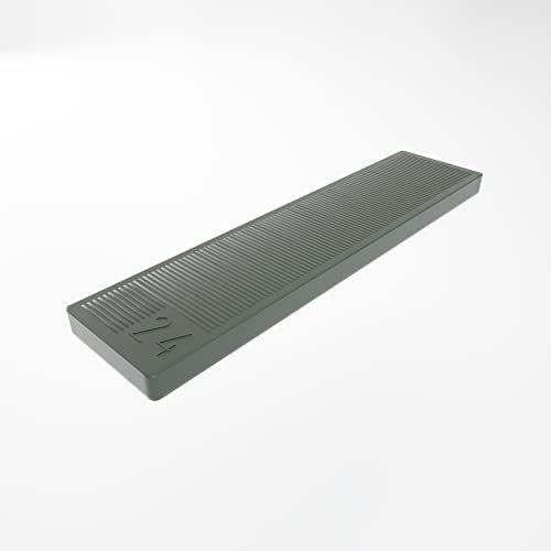 BAUHELD® Universal Verglasungsklötze 30x100 x 5mm [500 Stück] - Grüne Fenster-Abstandshalter Keile aus Kunststoff - Als Unterlegplatten, Kunststoffplatte, Unterleger, Ausgleichsplättchen geeignet