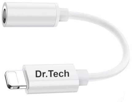 Headphone Adapter for iPhone to 3.5mm Headphone Jack Earphone Converter for iPhone 13/12/11/Xs Max/XS/X/XR/8+/Pro for iphone Dongle Headphone Audio Jack Adapter Earphone Adaptor Support All iOS