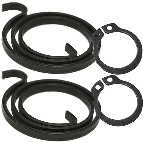Door Handle Repair Kit 2 Springs and 2 Circlips (2.5 Turn, 2.5mm Thick Spring)