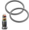2pcs Blender Gaskets with Lip,Silicone Seal Rings,Gaskets Rubber,Blender Gasket Replacement for Nutribullet Rubber Ring Seal Rings Gaskets with Lip,Compatible with NUTRIBULLET 600W 900W Blender