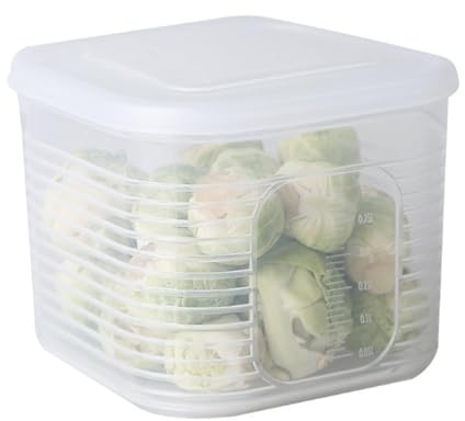 Zwiebel-Ingwer-Knoblauch-Aufbewahrungsbox, Sicheres Material, Vermeidet Gerüche, Vielseitig Einsetzbar, und Praktisch, Geeignet für die Aufbewahrung Im Kühlschrank, Ideal