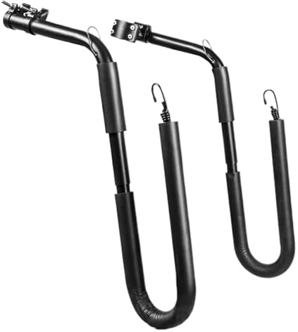 Support pour planche de surf – Support de planche de surf pour vélo, installation et retrait faciles pour une conduite sûre pour les planches de surf courtes et longboards