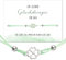 BOOMTOP Kleeblatt Armband Damen Glücksarmband Vierblättriges Kleeblatt Armbänder Glücksbringer Verstellbar 28cm Adventskalender Füllung Weihnachten Geschenk Ideen Viel Glück Prüfung Operation Geschenk