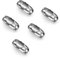 Bedama Roller Blind Cord Connector Clips, Ball Chain Connector fits 4.5mm Roller, Roman and Vertical blinds, 5 Pcs Stainless steel