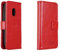 caseroxx Bookstyle Étui pour téléphone portable Nokia 3210 (2024) en rouge – Étui à rabat en cuir synthétique avec compartiments pour cartes de crédit, fermeture magnétique, fonction support et