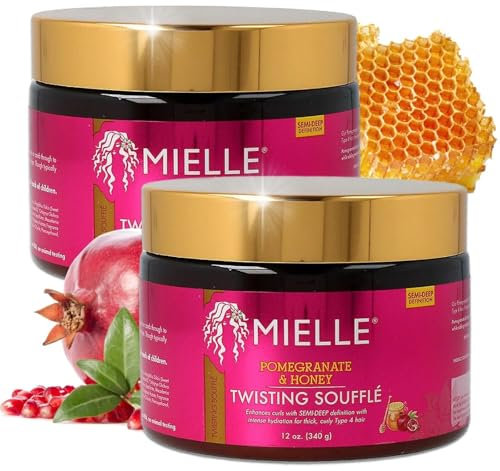 P-Beauty 2x Haarkur Granatapfel & Honig Haarmaske - Feuchtigkeitsmaske für lockige Haare - Lockenpflege, Haarpflege, Anti-Frizz - verleiht Frische, Volumen & schützt coloriertes Haar