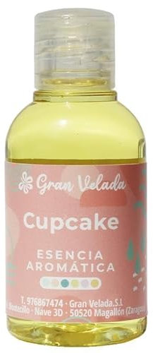 Cupcake-Duftessenz, süßer und umhüllender Duft, ideal für Parfums, Seifen und selbstgemachte Kerzen, Noten von Mandel, Zimt und Vanille, professionelle Verwendung, 100 ml