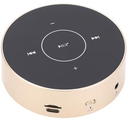 Portable Wireless Speaker, 3D Live Sound Touch Screen Mini Bluetooth Speaker CVC Broadband Noise Reduction Soft and Low Frequency Small Speaker for PC Bathroom Car
