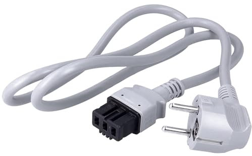 VIOKS Cable de conexión de 1,2 m de repuesto para Bosch 12034953 para horno, horno, microondas, vaporizador, Bosch, Siemens, Balay, Constructa, Junker, Neff Pitsos, accesorios, piezas de repuesto