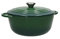 Brandani 52712 Casseruola Cocotte Verde in Ghisa Smaltata, Capacità 5L