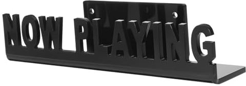 Cabilock Schwebendes Schallplattenregal Aus Acryl Zum Wandmontieren Vinyl-albenhalter Zum Präsentieren Rustikales Design Für Wohnzimmer Und Büro