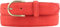 BELTINGER Damen-Gürtel aus Veloursleder 3,0 cm | Velour-Ledergürtel für Damen 30mm | Wildleder-Gürtel mit runder, goldener Gürtelschließe | Rot 105cm