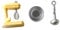 Toddmomy Sophisticated Design Miniature Kitchen Mixer Mini Kitchen Toys for Boys and Girls Random Color