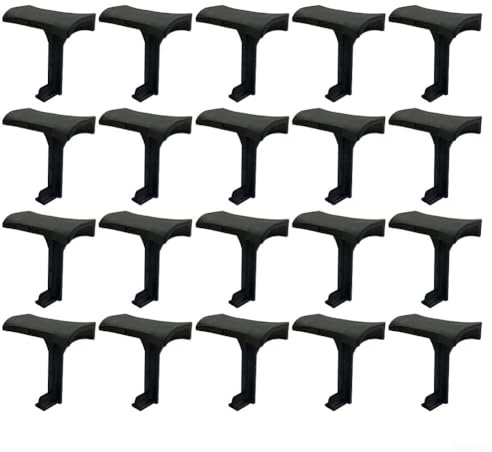 20 Stück Solarpanel-Wasserablauf-Clips für PV-Modul-Reinigung, um Schlamm und Wasseransammlungen zu reduzieren für erhöhte Solarmodul-Effizienz (30 mm)