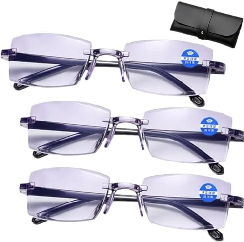 Gafas de enfoque de cristal líquido adaptables | Gafas con zoom inteligente y ajuste automático del enfoque for visión de cerca y de lejos, hombres y mujeres(3pcs)