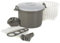 Progressive PS-97GY - Arrocera y pasta para microondas, plástico, color gris