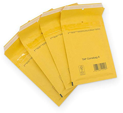 Luftpolstertasche Größe A / 1 braun - 200 Stück - 100x165mm A6 (L_1)