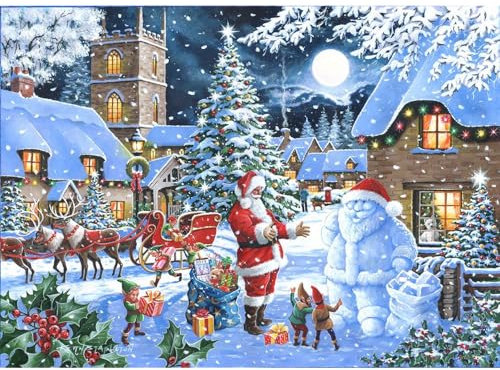 The House of Puzzles - No.14 - Seeing Double Jigsaw - 1000 Piece Jigsaws For Adults, Artist Illustrated, Scenic Landscape, Deluxe Puzzle Gifts