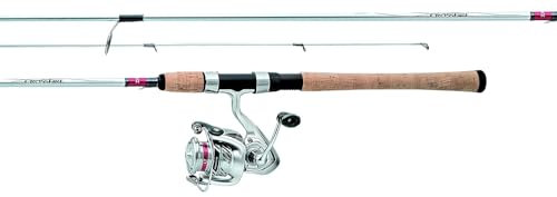 Daiwa Unisex – Erwachsene CFLT20G602ML Spinnrute & Rolle Combo, Silber, 6 ft Medium Light