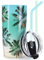 NymphFable 20oz Palme Edelstahl Thermobecher mit Deckel und Strohhalm Kaffeebecher to go Geschenke für Bester Freund