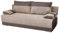 3er Sofa für Wohnzimmer Schlafsofa Sofa mit Schlaffunktion und Stauraum, modernes Sofa, 3er Sitzer - 196x92x85 cm, 196x140 cm - NISA (Braun)