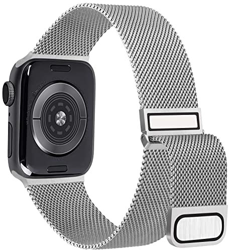 YLK Métal Bracelets Compatible avec Apple Watch 45mm 49mm 38mm 40mm 41mm 42mm 44mm 46mm Homme, Acier Inoxydable en Métal Compatible pour iWatch Series 10 9 8 7 6 5 4 3 2 SE/SE2/Ultra/Ultra 2