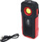 KS Tools 150.4500 Mobile Werkstatt-Handlampe | mit Bluetooth Lautsprecher | knickbar | 500 Lumen, Rot, Schwarz