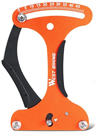 Stronrive Medidor de tensión de radios,Herramienta de Bicicleta de Rueda de indicador confiable de medición precisa | Tensiómetro de Ajuste de llanta de Bicicleta de montaña para fabricación