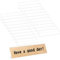 BENECREAT 22Pack Acrylic Display Stands Name Plates with Protcetive Film, 20x2.9x5cm Clear Back Sign Holder Stand for Desks Wedding Table Display, License Name Label Holder
