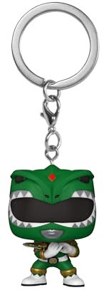 Funko Pop! Keychain: Mighty Morphin Power Rangers 30th - Green Ranger - Power Rangers TV - Mini-Figurine en Vinyle à Collectionner Porte-clés Fantaisie - Cadeau de Noël - Idée de Cadeau - TV Fans
