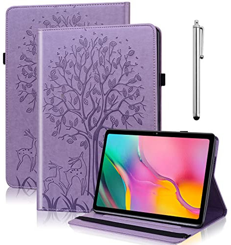 BOLELAW Hülle für Huawei Matepad SE 10.4 Zoll 2022, Ultradünne Schutzhülle mit Ständerfunktion, Stylus Pen,Dokumentschlitze für Huawei Matepad SE 10.4 2022 Tablet (Lila)