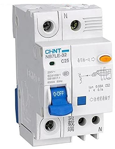 BEOTTO Interruttore magnetotermico miniaturizzato Serie NB7LE-32 Protezione Circuito Domestico Piccolo Interruttore Automatico (Size : NB7LE-32 3PN C25 30mA)