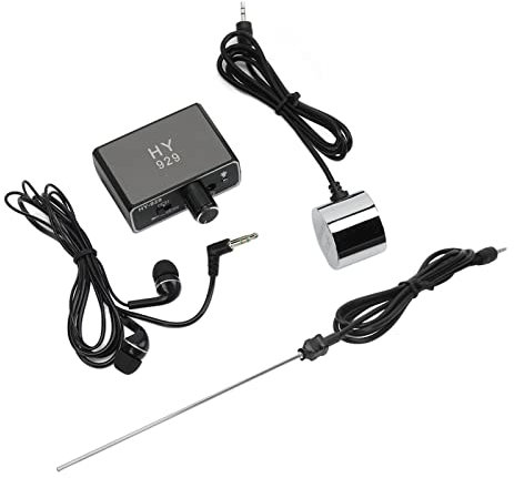 Détecteur de Fuite d'eau Souterraine Sxiocta Détection de Fuite Outil Acoustique Tuyau Moniteur Outils Détecteurs pour la Maison Son Oreq Console (Prise UE)