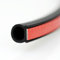 ZFISH Petit D Joint de Porte de Voiture Coupe-Froid Bande météo Universelle Isolation Phonique de Voiture Bande de Caoutchouc d'étanchéité Anti-Bruit pour Voiture-4 mètres Petit D