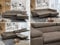 MKS MEBLE Ecksofa Wohnlandschaft L-Form mit Schlaffunktion und Bettkasten, Schlafsofa mit Bettkasten, Sofa mit Einstellbare Kopfstützen, Peter L - Velvet - Rechts Braun