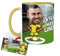 Anak Anak Tazas desayuno Futbol - Taza personalizada con caricatura y nombre - Tazas originales para regalar fanáticos futbol - Taza de futbol Español - Tazas de cafe 350 ML - Regalos (Villareal)