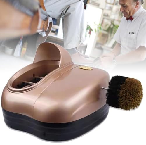 Automatische Bürstmaschine für Schuhsohlen, Reinigungsmaschine für Schuhoberteile und -Sohlen, staubfreier Lederstiefelreiniger für Hotels/Werkstätten, elektrische Haushaltsstiefel-/High-Heels-Reini