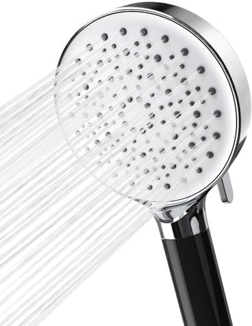 Newentor Shower Head Round Black