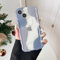 DEFBSC Compatible with iPhone 14 Plus/15 Plus Case, Cute Wavy Curly Shape Colour Mix Aesthetic Design Durable Stylish Shockproof Full Camera Protection Clear Phone Cover for Girls Women - Grey