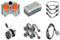 Juego de Motores - 10 Piezas Compatibles con Technic Lego & Power Functions, Motores para Modelos de Construcción