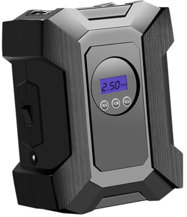 HEALEEP Gonfleur De Pneu Automobile Numérique Pompe à Air Portable Pour Voiture Compresseur Air Pour Pneus Dégonflés