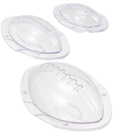 COLLBATH 6pcs Rugby Ball Molding Molds Cake Molds Multi-Purpose Use Easy Demold Jelly and Rice Cake