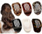 AYNKH 6 Pezzi Pinze Ovali per Capelli Fermagli per Capelli Piatta da Donna, Mollette Fermaglio Capelli Donna Eleganti Clip Piatti dal Design Curvo Francesi Accessori per Capelli per Sport